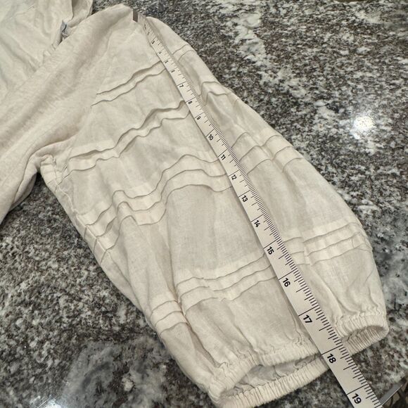 Chicos's Womens Linen 3/4 Sleeve Top XL - Picture 7 of 8